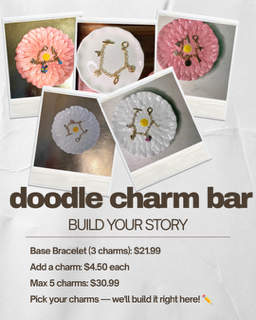 Doodle Charm Semi-Custom Bracelet